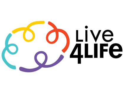 Live 4 Life logo.