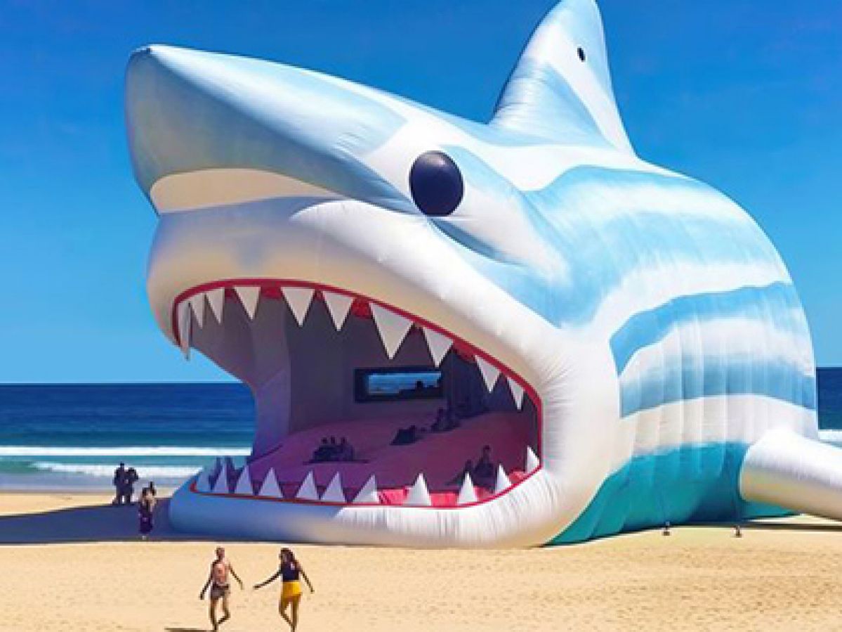 Collagism's JAWS - The Great White Shark