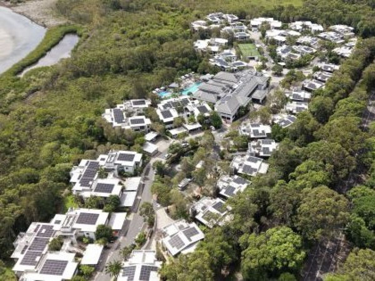 A birdseye view of RACV Noosa Resort