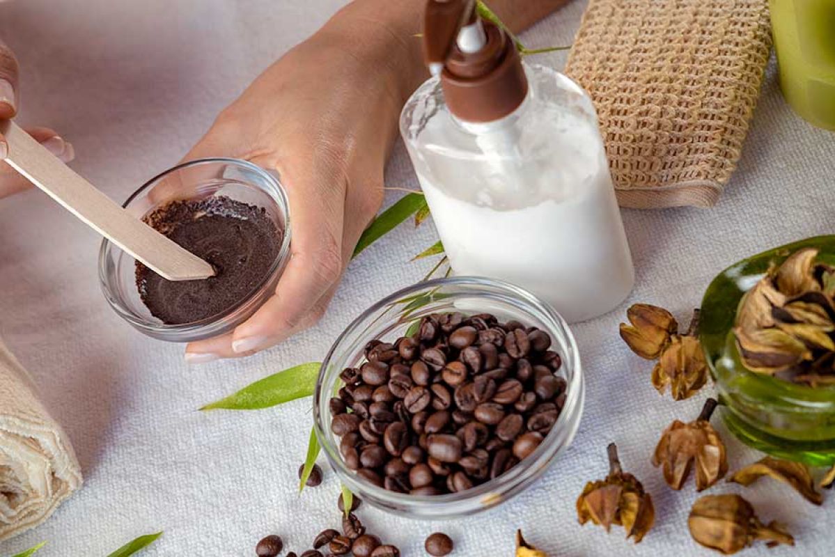 homemade coffee scrub