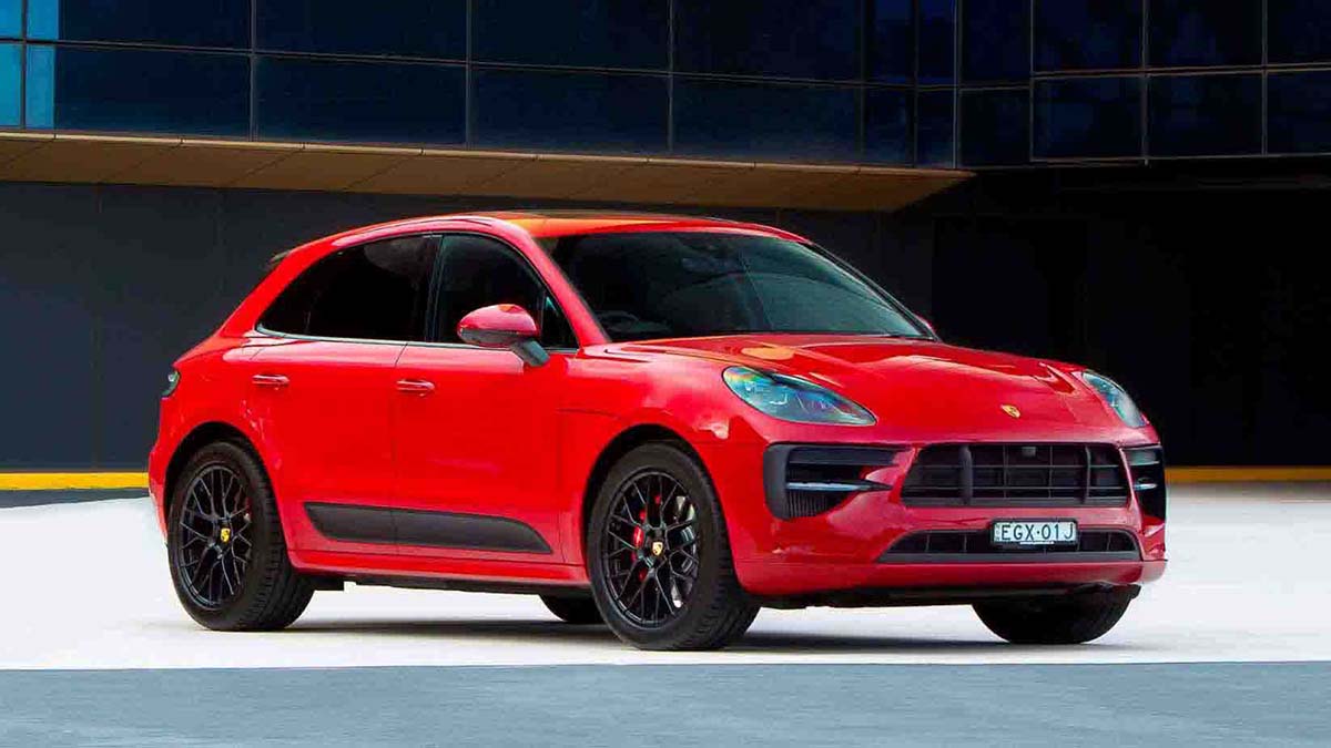Red Porsche Macan