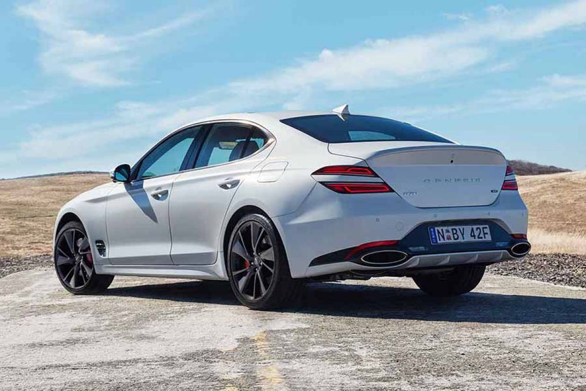 Rear of Genesis G70