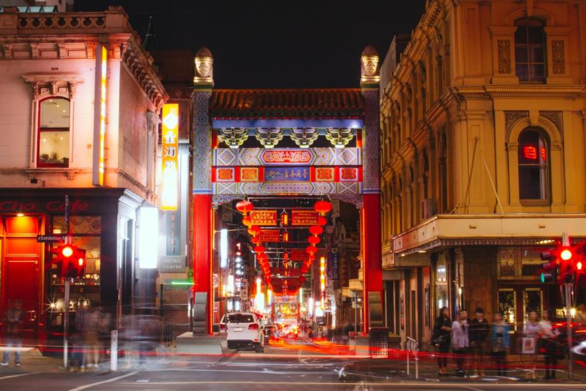 Melbourne's Chinatown on Little Bourke Street