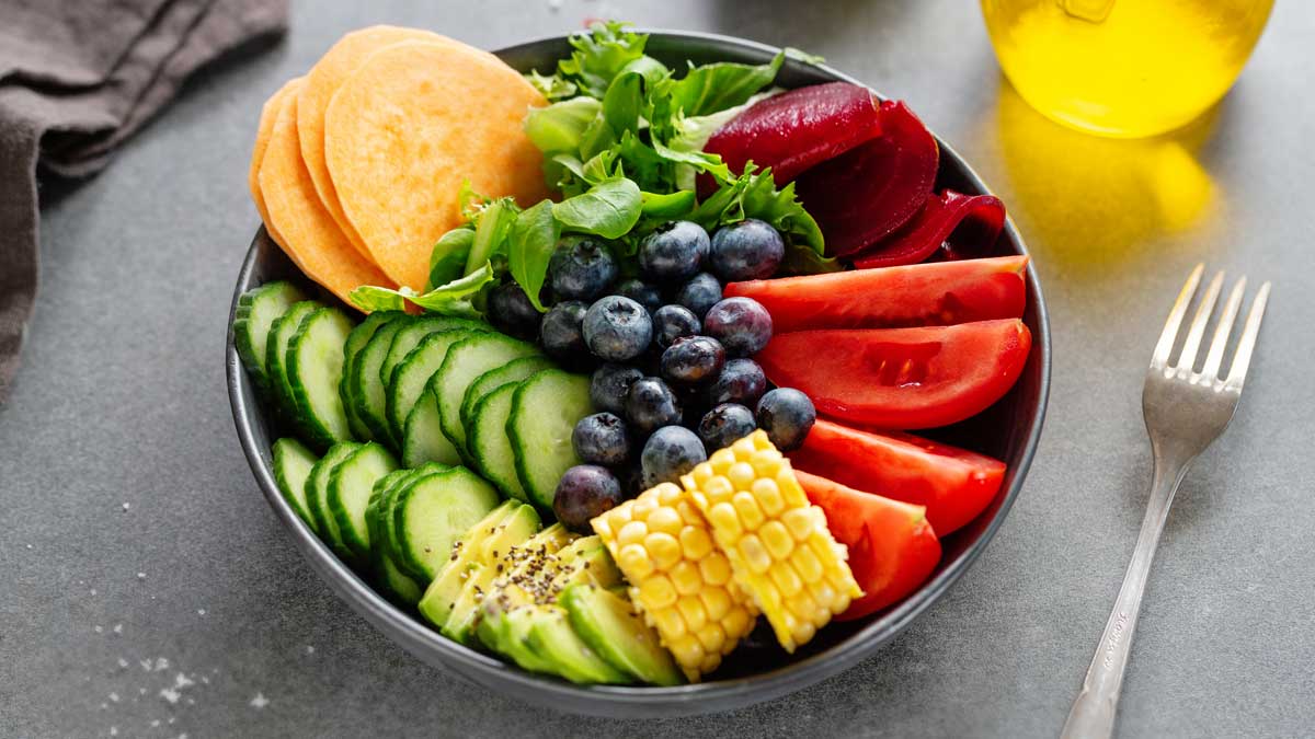 Fresh buddha bowl