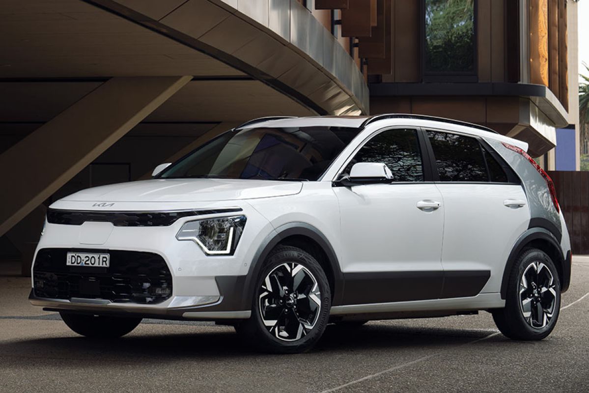 White Kia Niro EV