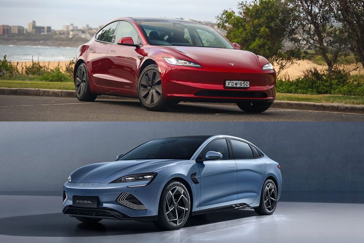 BYD Seal versus Tesla Model 3