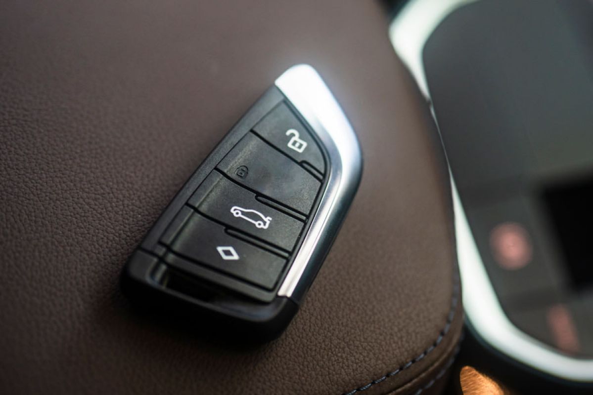 keys left inside car