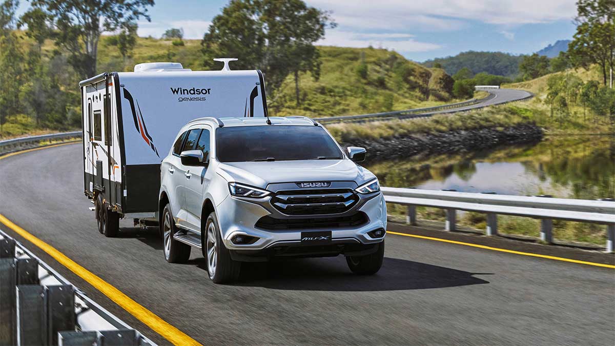 4WD towing a caravan