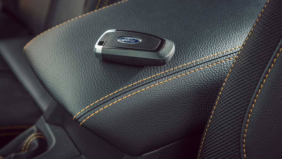 Close up of a key for the Ford Ranger 2019 Wildtrak