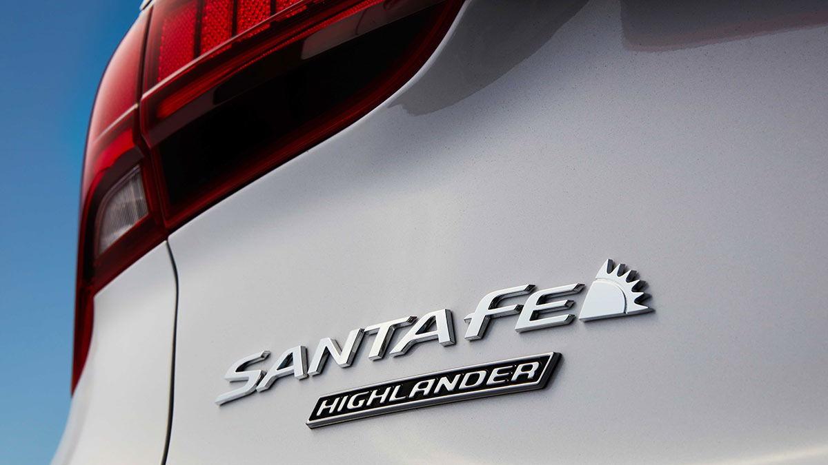 Close up of Santa Fe insignia