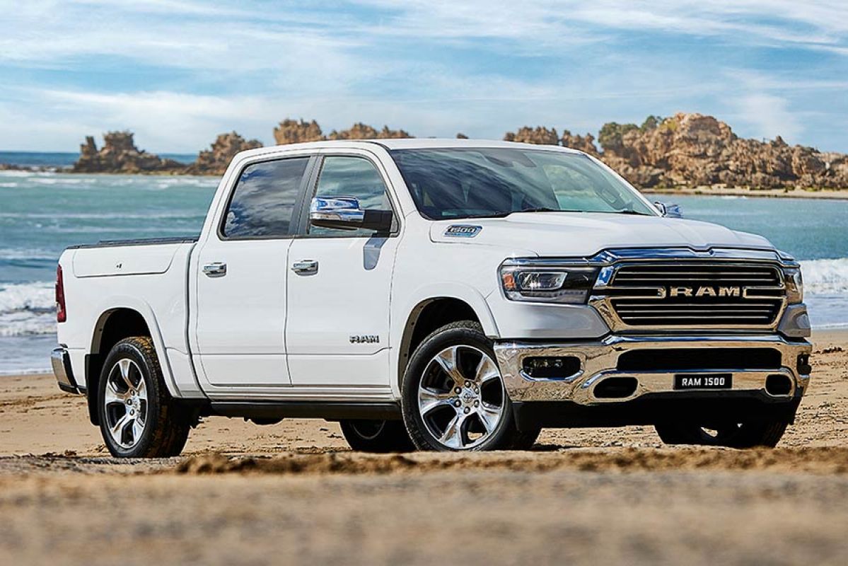 The 2022 RAM 1500 Laramie four-door ute
