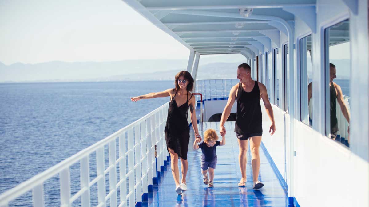 family on a cruise