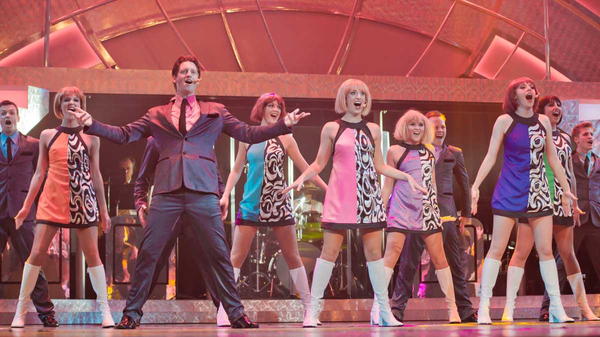 performers on a cruise ship