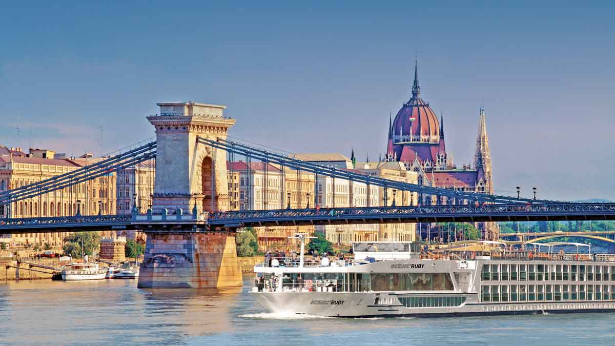 Cruise the Danube for an enchanting Eastern European adventure. Image: Scenic Cruises