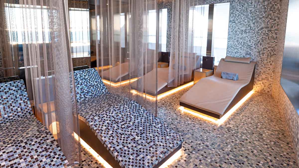 onboard Scenic Eclipse Senses Spa Relaxation Room