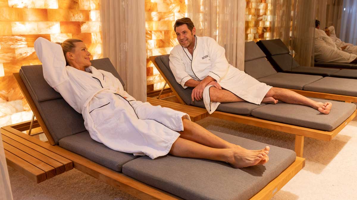 Have a rejuvenation session at the onboard Scenic Salt Lounge. Image: Scenic Cruises