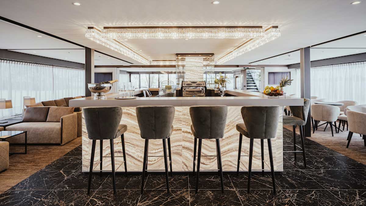 dining table with plush chairs
