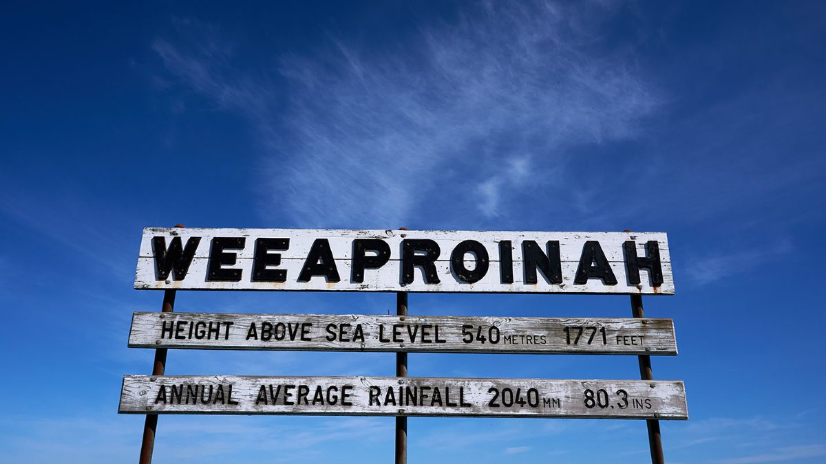 Weeaproinah sign
