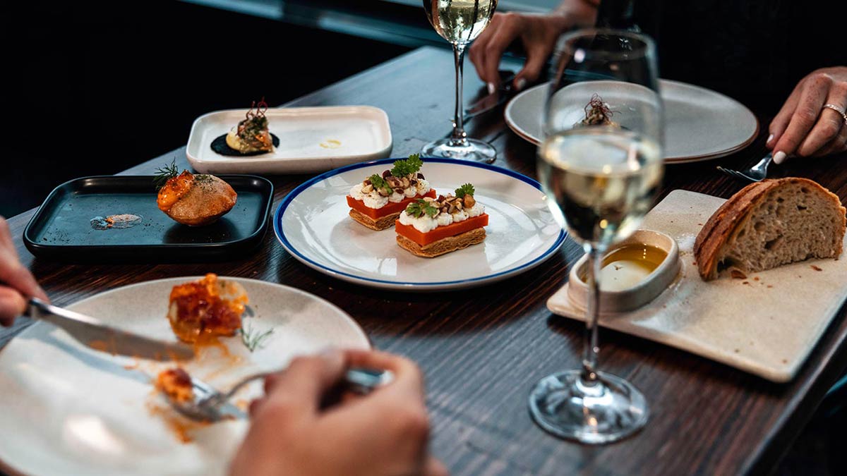 Dishes at Movida Lorne