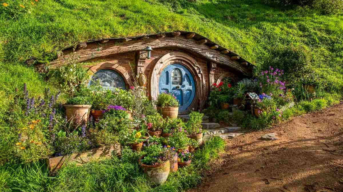 tiny homes built into hills