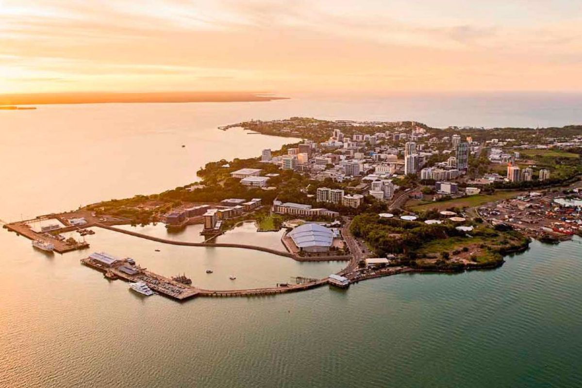 Aerial view of Darwin