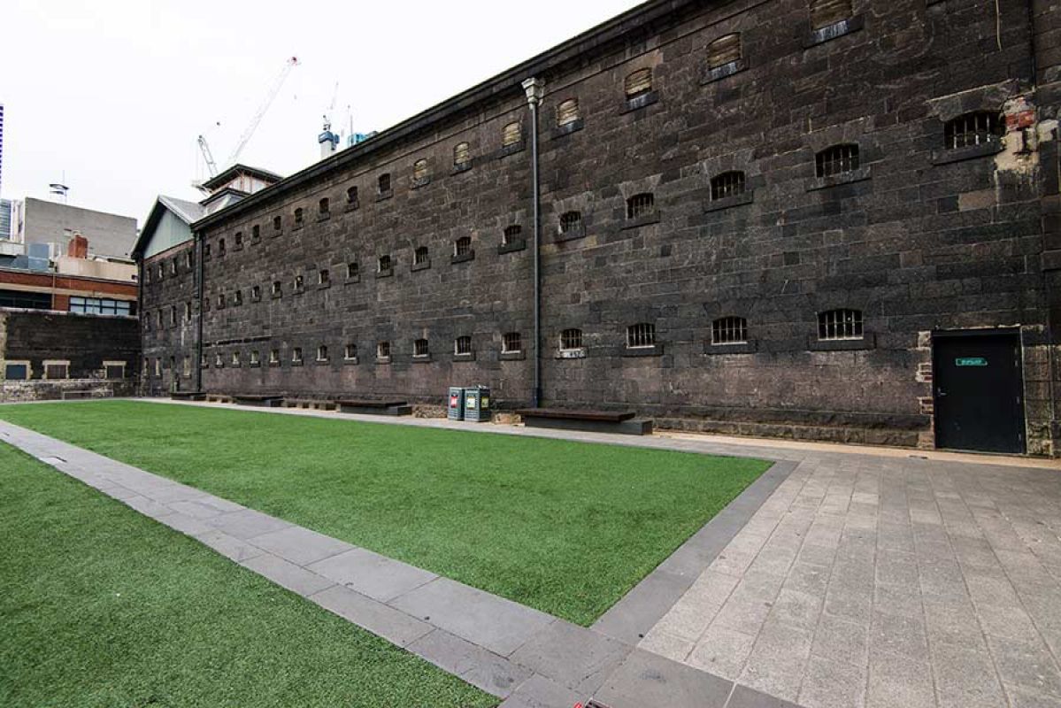 Old Melbourne Gaol exterior shot
