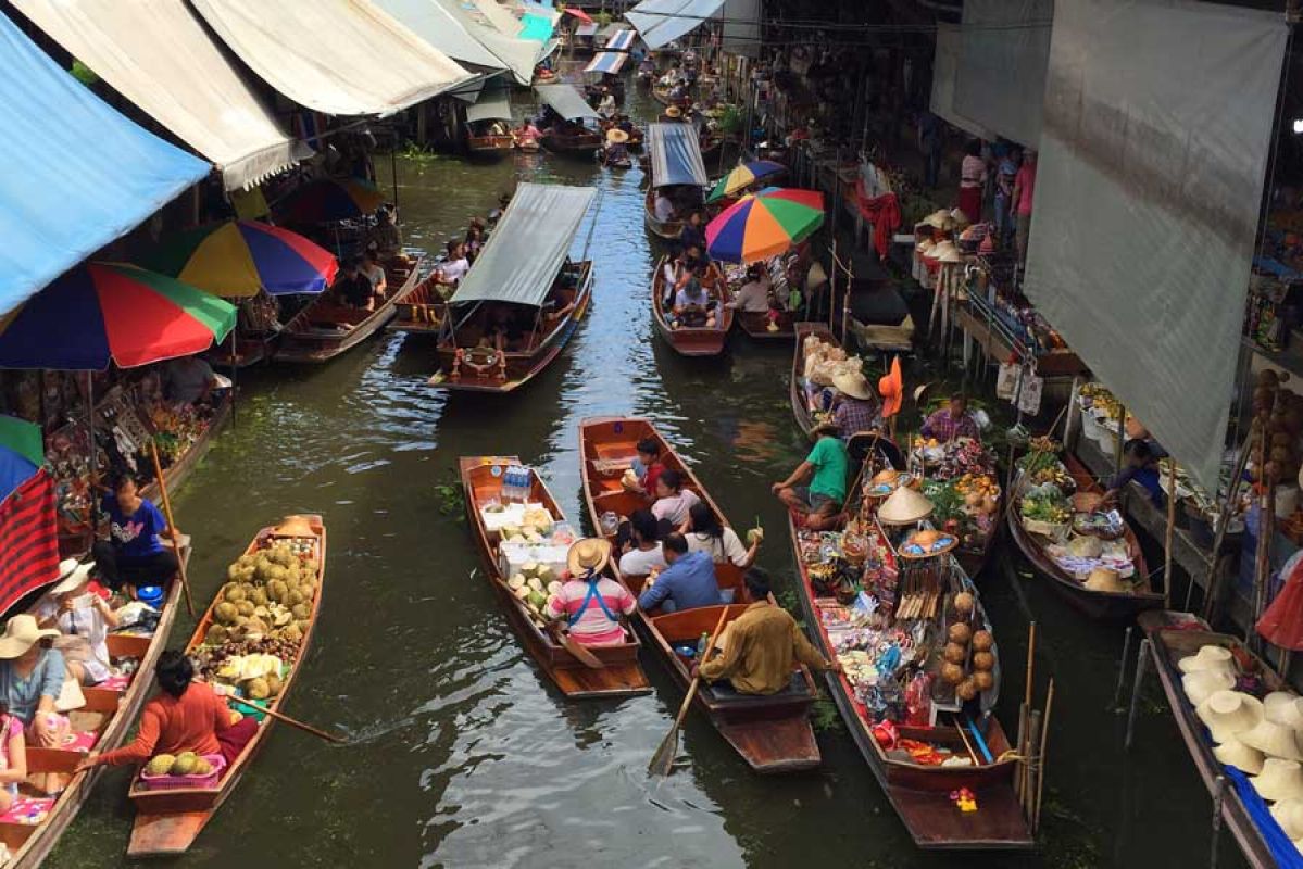 Floating markets Bangkok
