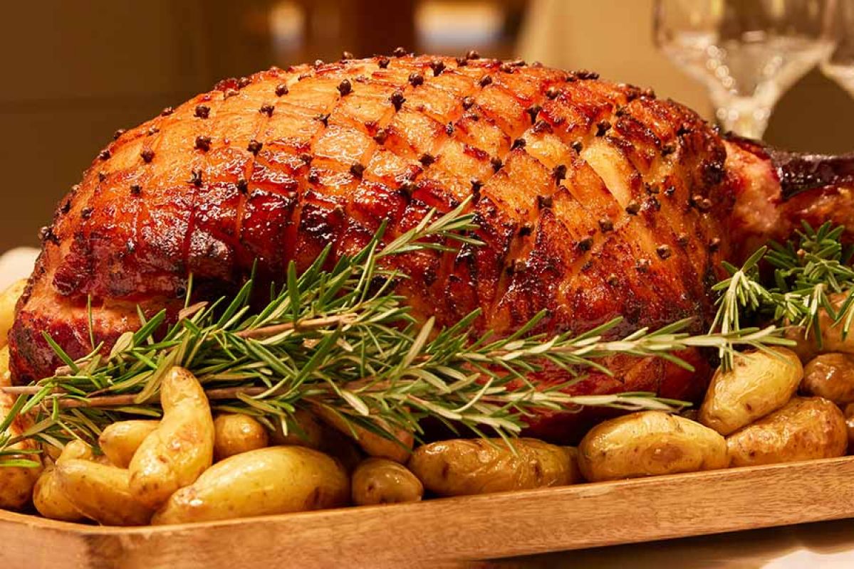 stuffed Christmas turkey breast