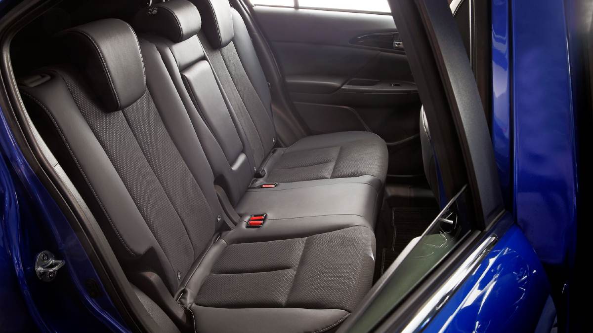 The rear seats of the Mitsubishi Eclipse Cross Aspire PHEV 2024