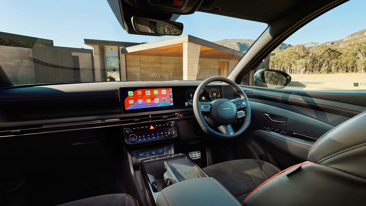 2025 Hyundai Tucson Premium N-Line cabin interior