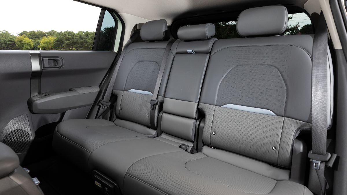 2025 Kia EV3 rear cabin