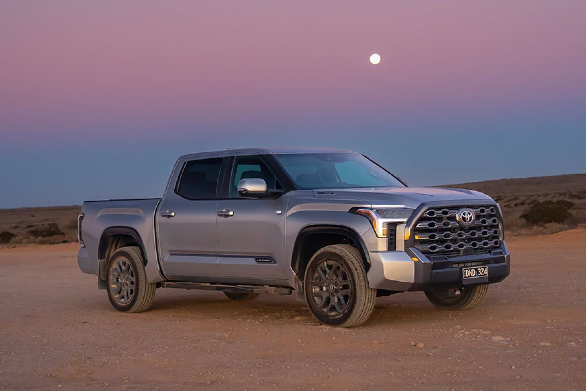 2025 Toyota Tundra Platinum on the Nullabor