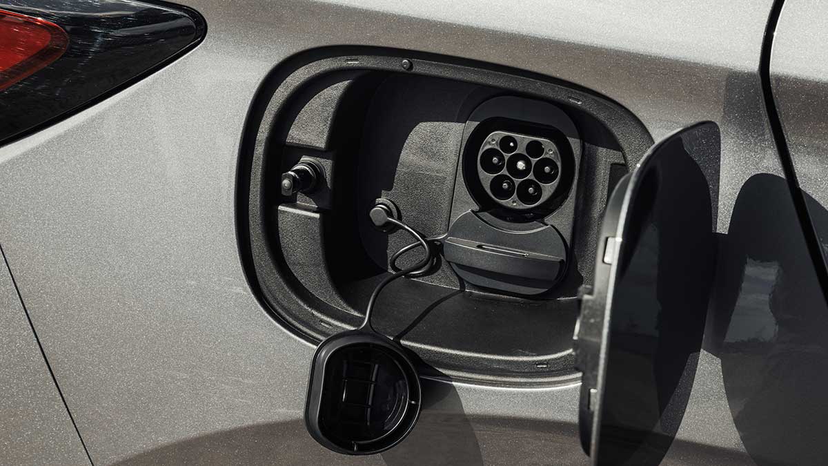 The charging point on the BYD Atto 3 Evo