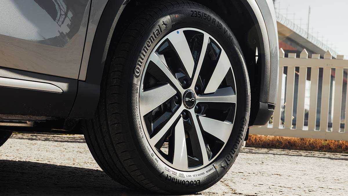 Continental Tyres on a BYD Atto 3 Evo