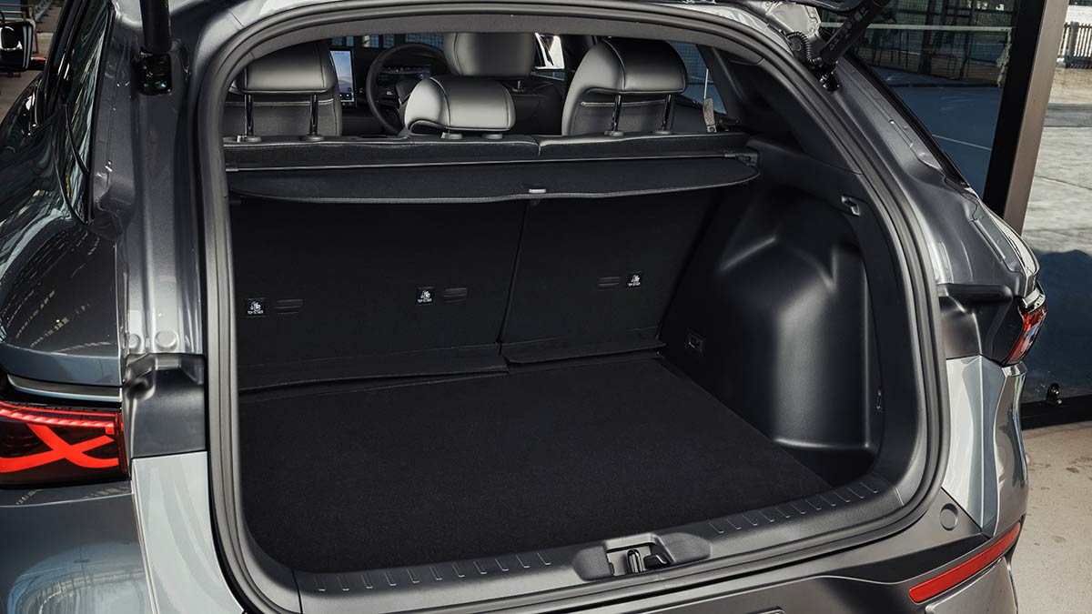 The boot space of the BYD Atto 3 Evo