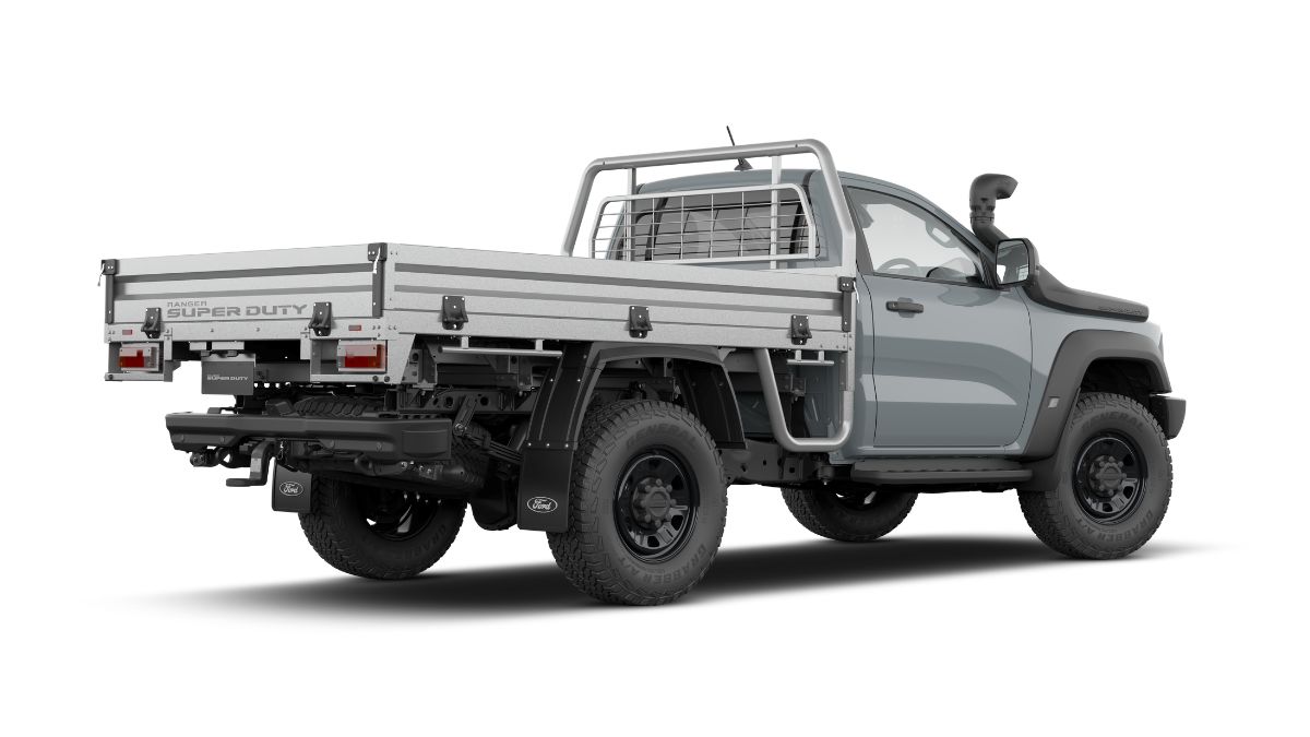 Ford Super Duty Command Grey and Steel Tray