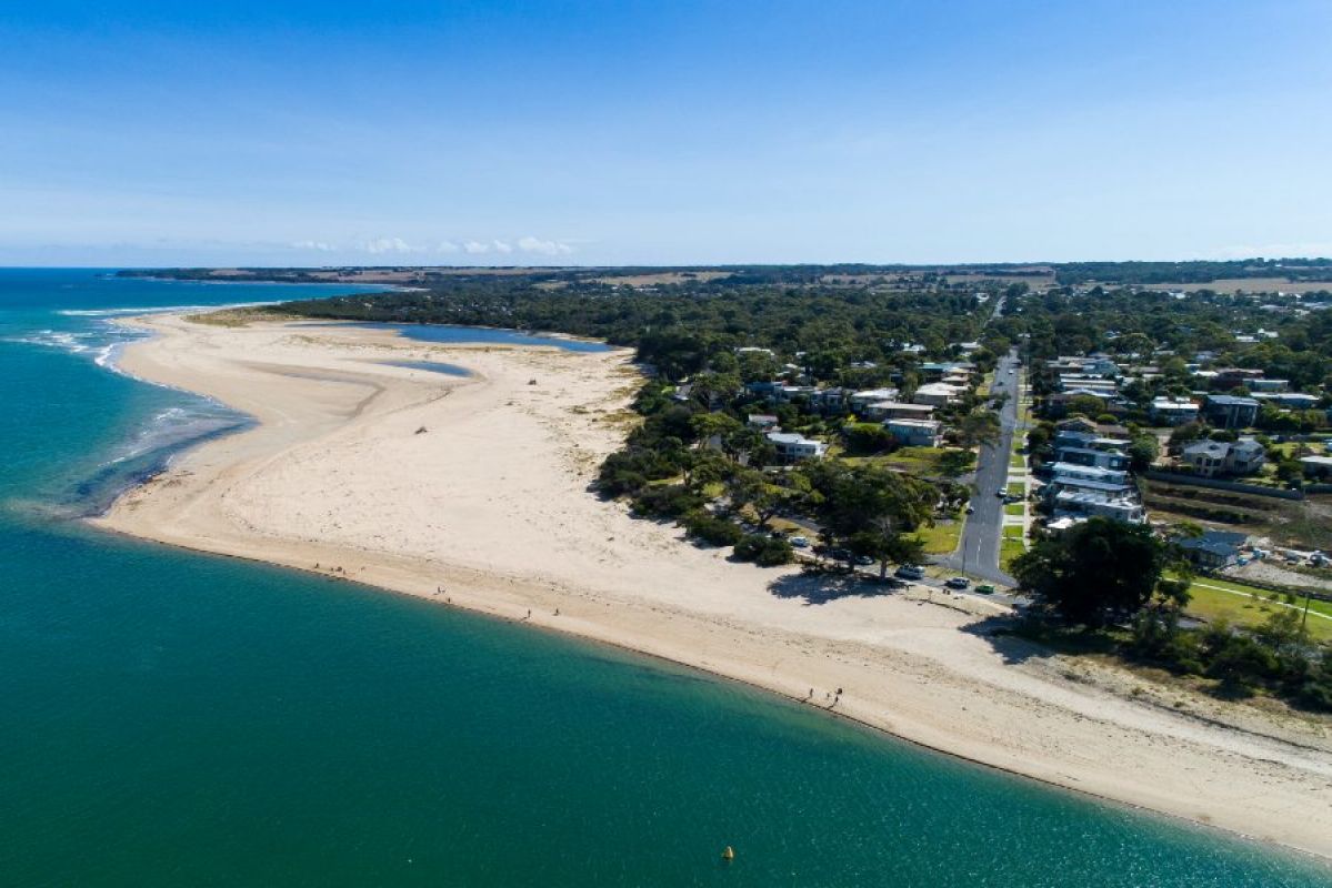 aerial shot of Inverloch