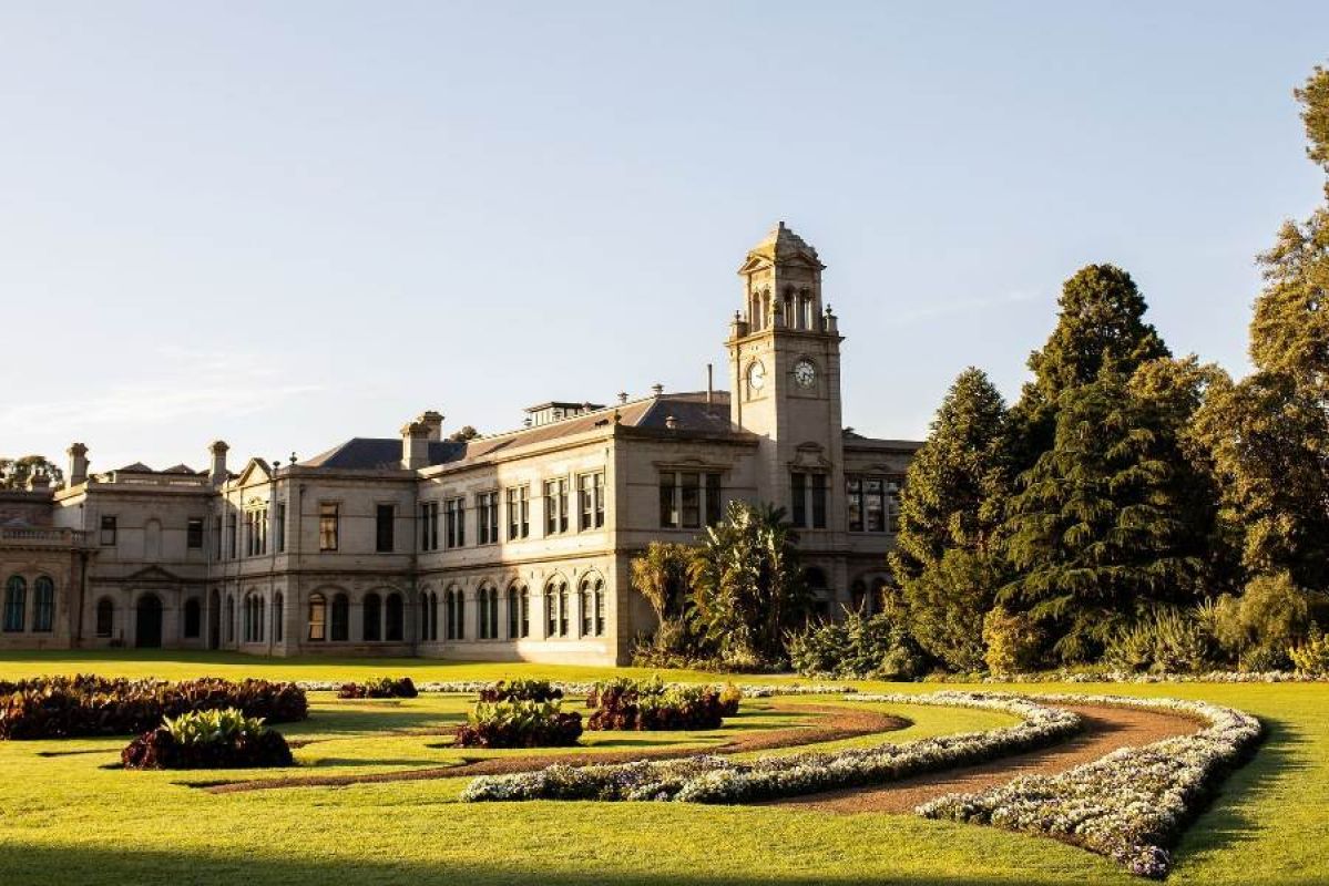 The grounds of Werribee Park Mansion