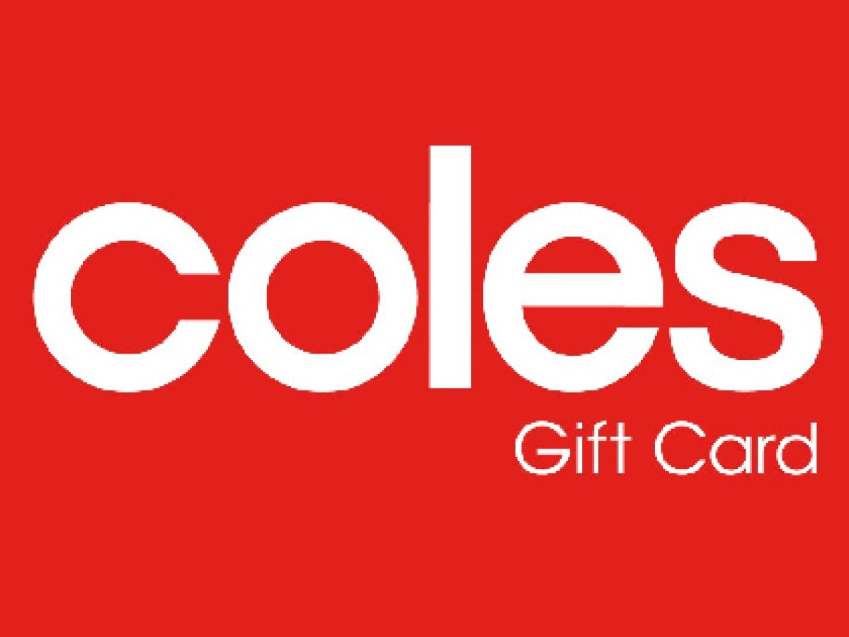 Coles branded gift card