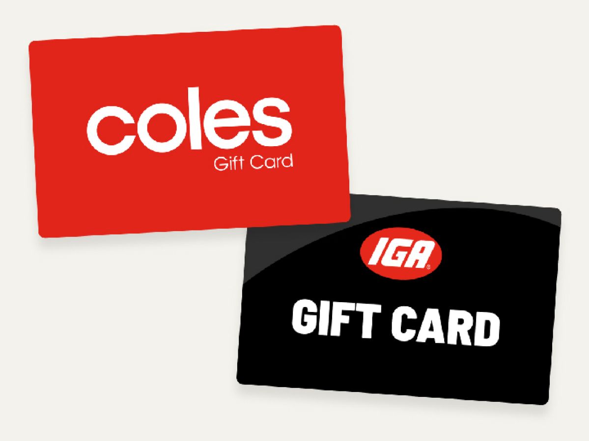 Coles and IGA gift card.