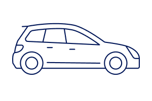 Icon representing budget cars 