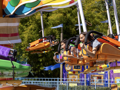 People on a ride at Dreamworld