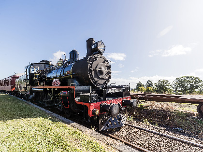 The Mary Valley Rattler steam train 