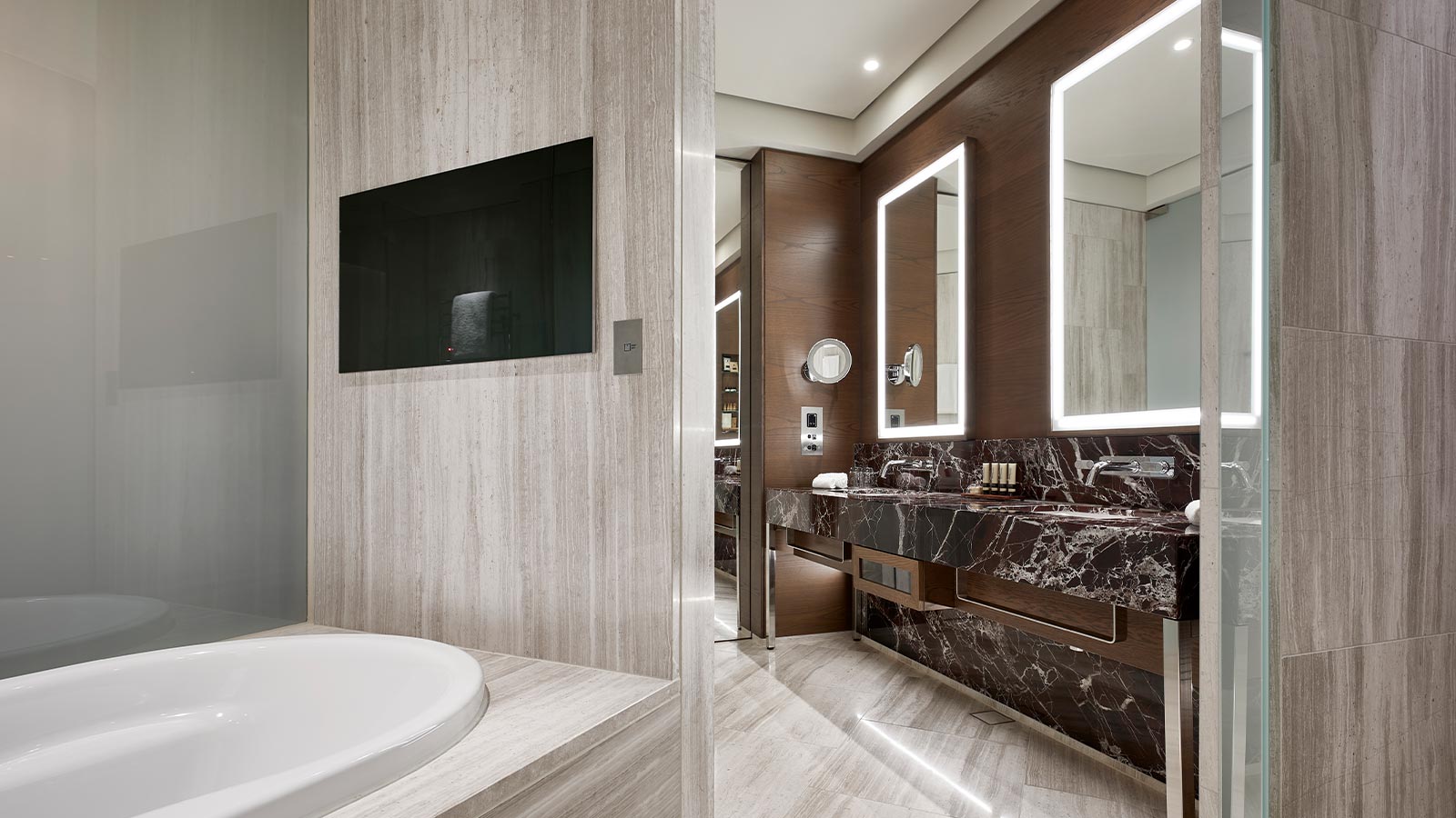 City club luxury bathroom suite.