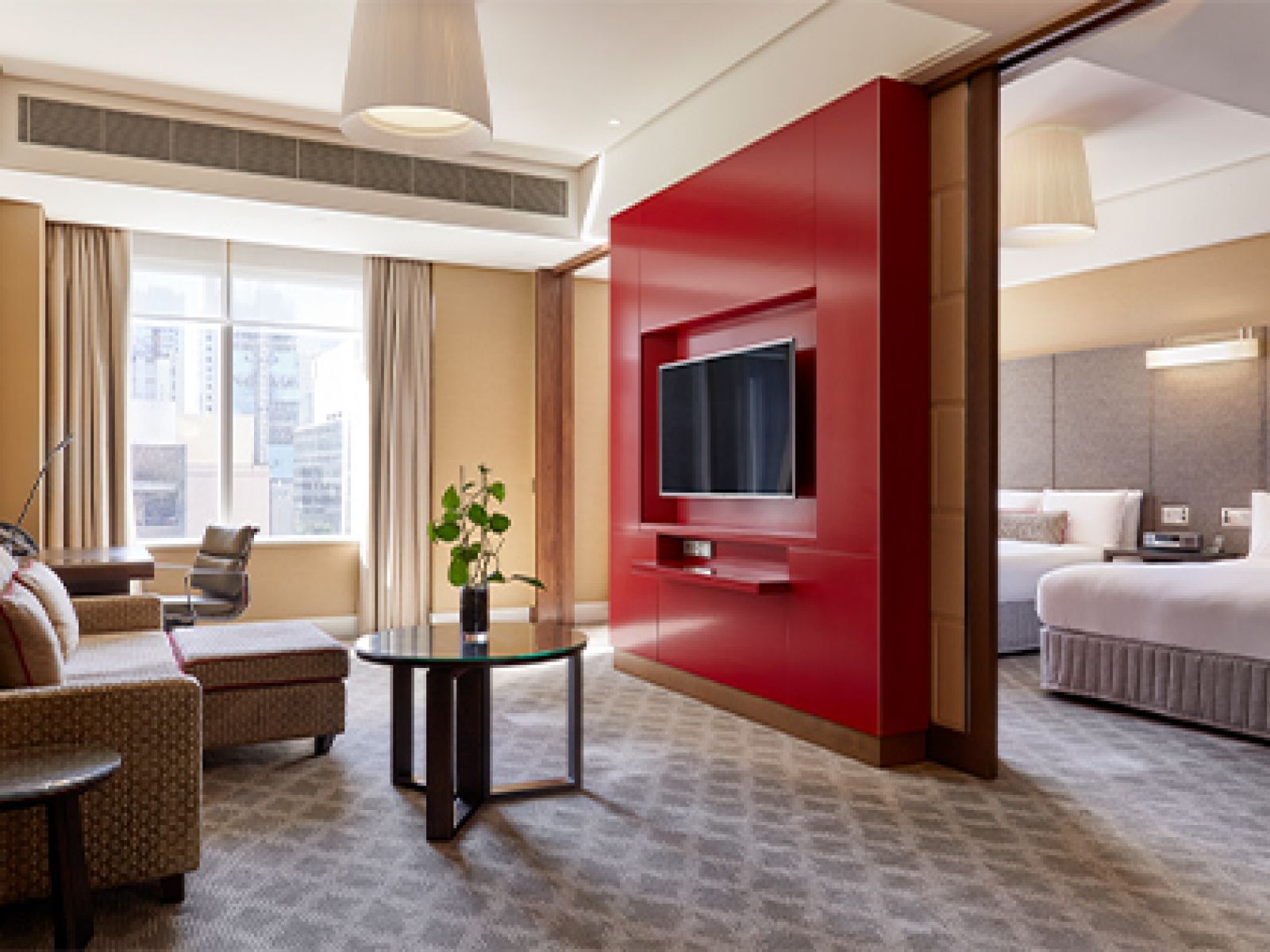 City club executive living suite.