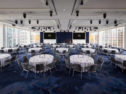 Level 17 set up cabaret style