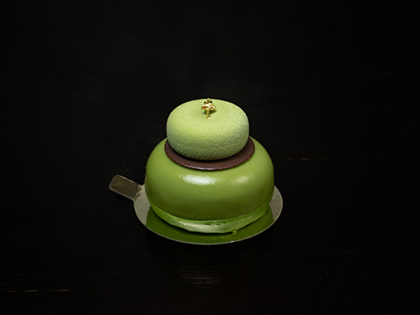 The small Monsieur Green Tea Gateau at Le Petit Gateau.