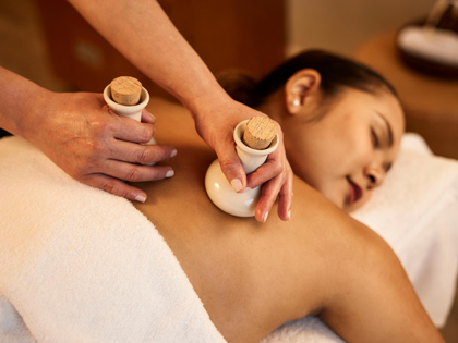 Woman having a treatment at One Spa RACV City Club