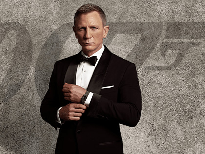 James Bond in a suit. 
