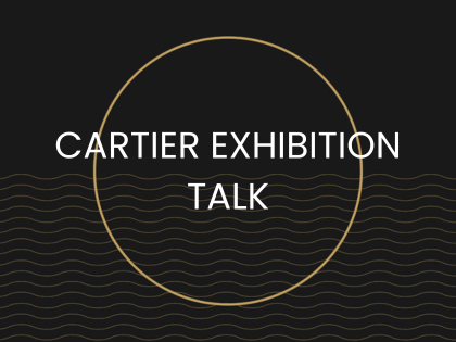 Cartier written in a gold circle